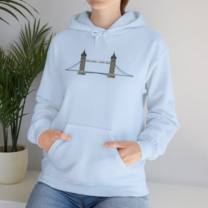 Unisex Heavy Blend™ Hooded Sweatshirt - Tower Bridge - Iconic London Landmark