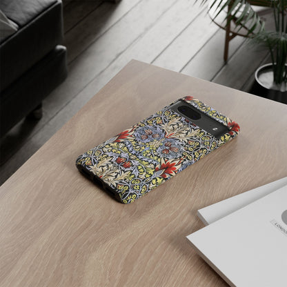 Stylish Phone Case - Floral Design, Tough Cases, Gift for Her, Phone Accessories, Trendy Tech, Unique Cell Phone Cover