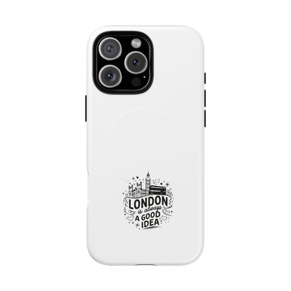 Tough Magnetic Phone Cases - London Is Always A Good Idea, Custom Phone Covers, Travel Gifts, Modern Phone Cases, Durable Cases, [...]