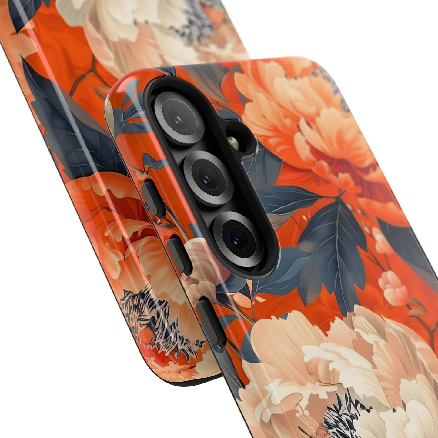 Floral Tough Case, Durable Floral Phone Case, Stylish Protection Case, Gift for Her, Spring Accessories, Mother’s Day Gift