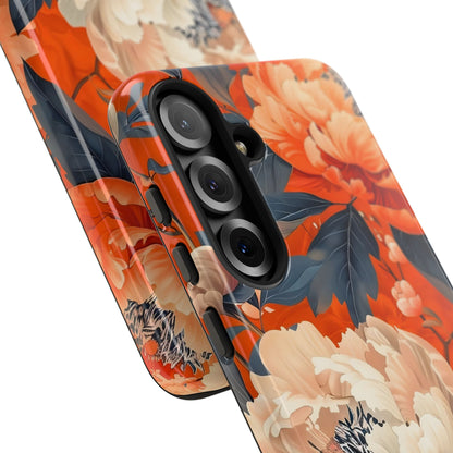 Floral Tough Case, Durable Floral Phone Case, Stylish Protection Case, Gift for Her, Spring Accessories, Mother’s Day Gift