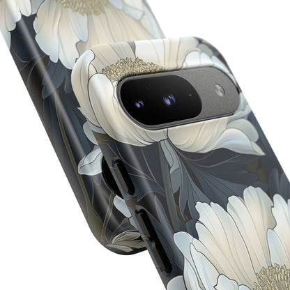 Elegant Floral Phone Case, Floral iPhone Cover, Flower Art Phone Case, Eco-Friendly Mobile Protection, Tough & Stylish Phone Case