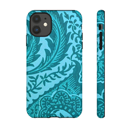 Protective Phone Case with Elegant Teal Design, Tough Cases, Floral Phone Cover, Stylish Smartphone Protection, Gifts for Her, Trendy [...]