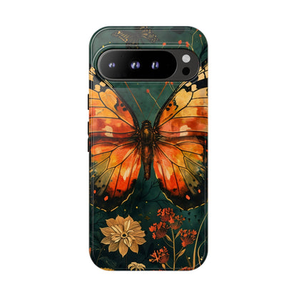 Butterfly Phone Case – Tough Cases for Nature Lovers, Floral Design, Butterfly Art, Unique Gift, Eco-Friendly Protection