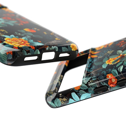 Floral Phone Case | Tough Cases, Protective Cover, Gift for Her, Autumn Vibes, Floral Phone Accessory, Unique Design