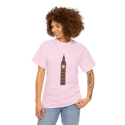 Big Ben - Iconic British Tower and Landmark Classic Unisex Heavy Cotton T-shirt
