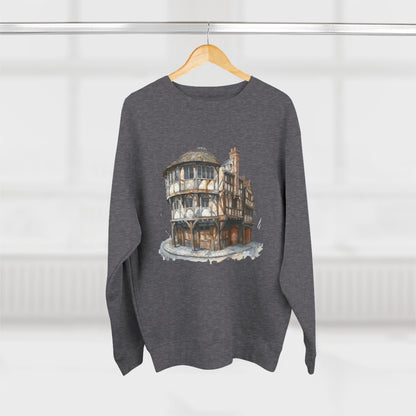 Unisex Crewneck Sweatshirt - London Pub Interior British Tavern