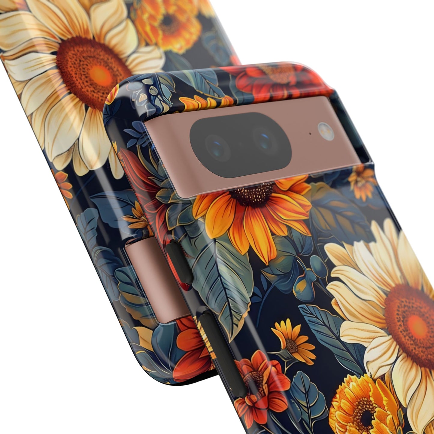 Floral Tough Phone Case | Sunflower Design, iPhone Cover, Protective Case, Gifts for Her, Floral Phone Accessory