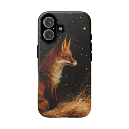 Phone Case with Artistic Fox Design, Cozy Gift for Nature Lovers, Cute Animal Case for Holiday, Unique Decorative Cover