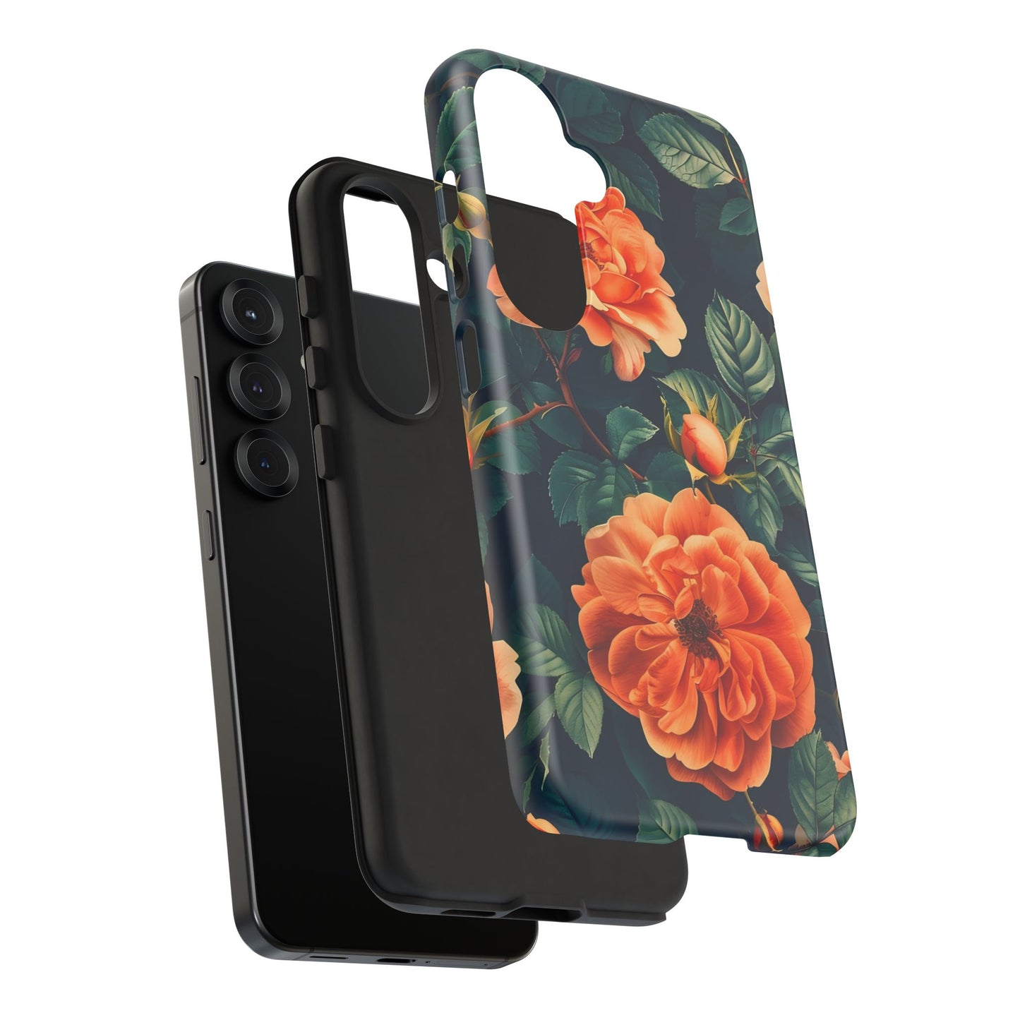 Floral Phone Case, Tough Cases for Nature Lovers, Botanical Design, Phone Protection, Gift for Her, Trending Floral Accessories