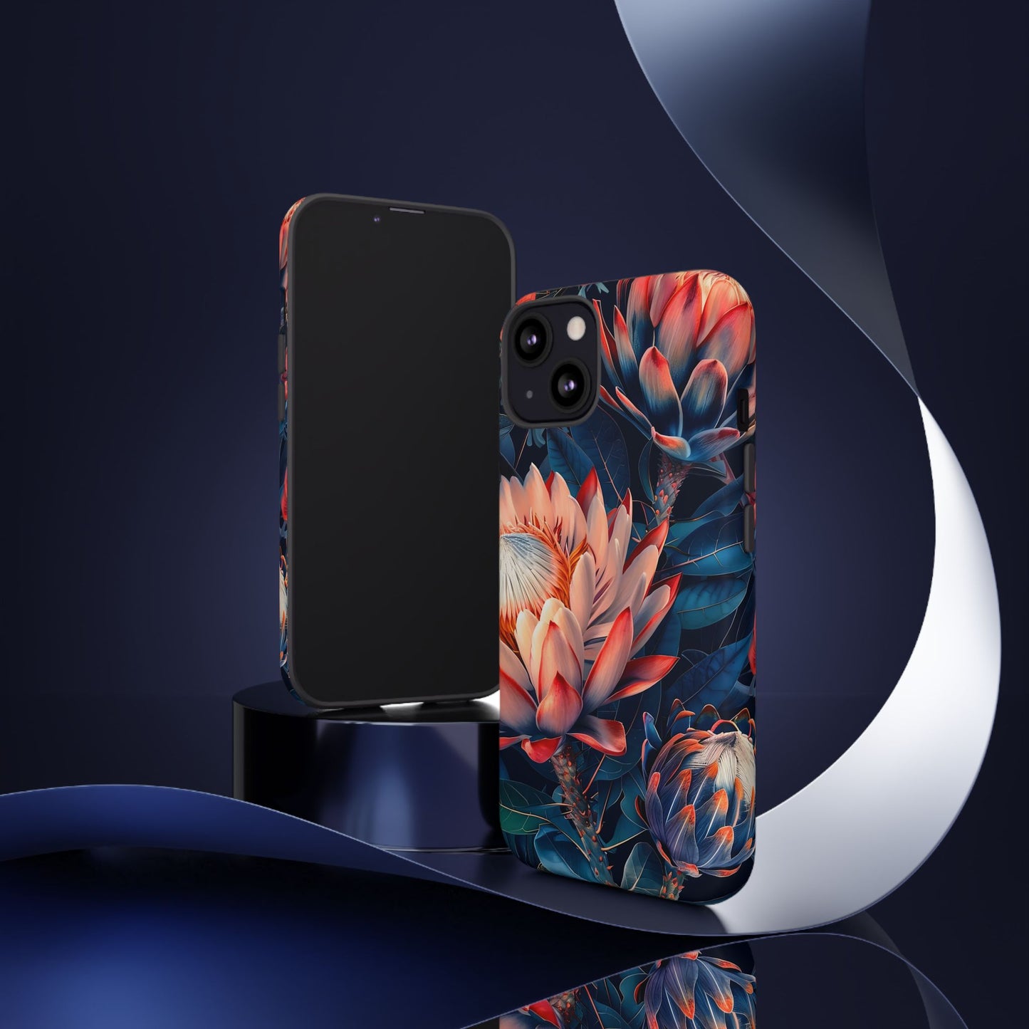 Floral Phone Case | Tough Cases, Floral Design, Phone Accessory, Gift for Her, Customizable Case, Nature Lover Gift