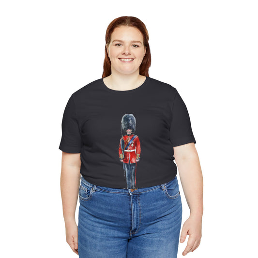 Unisex Jersey Short Sleeve Tee - Echoes of Valor - Red Jacket at Bodmin Keep