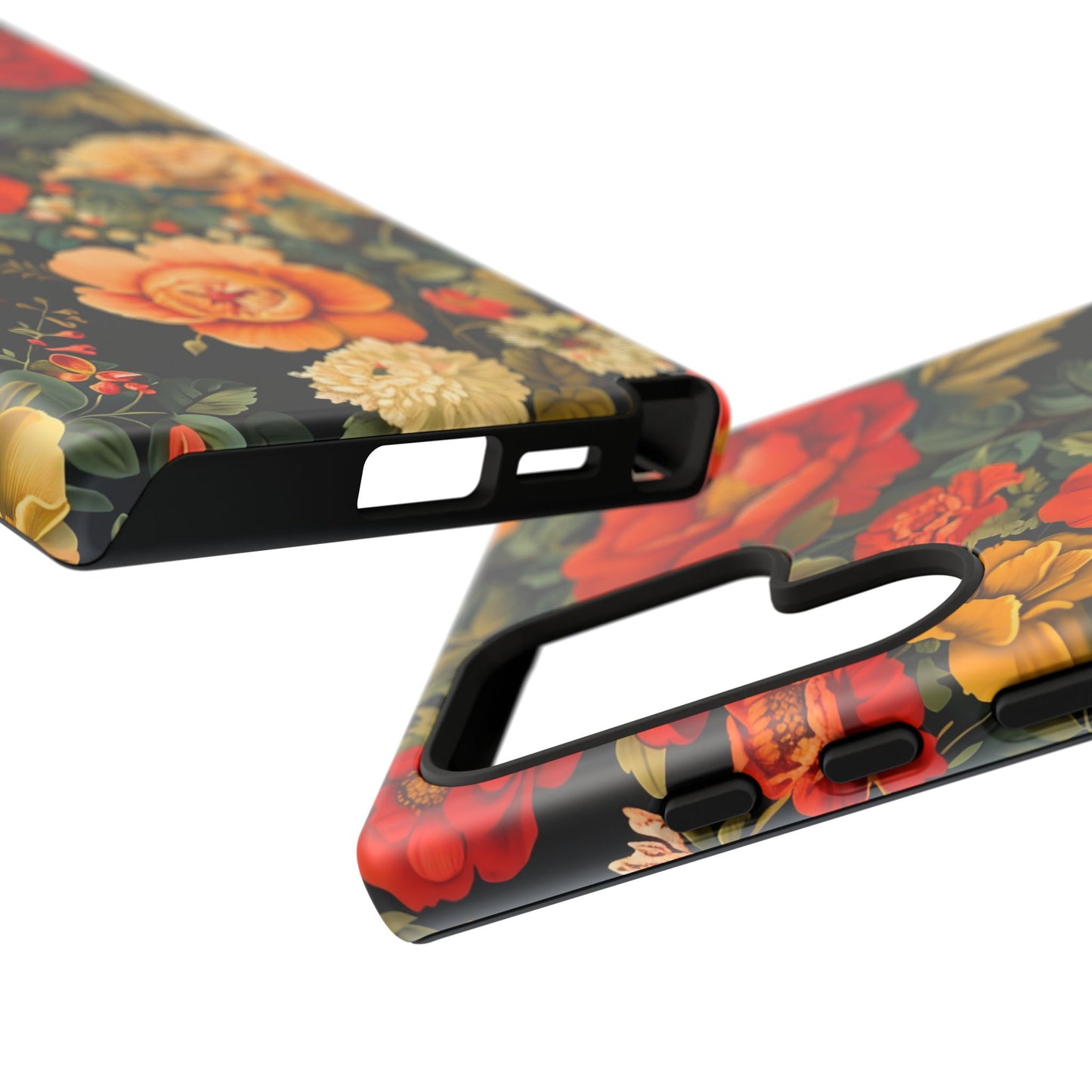 Floral Phone Case, Tough Cases, Decorative Tech Accessories, Gift for Her, Nature Lover Gift, Boho Style Case, Spring Floral Cover