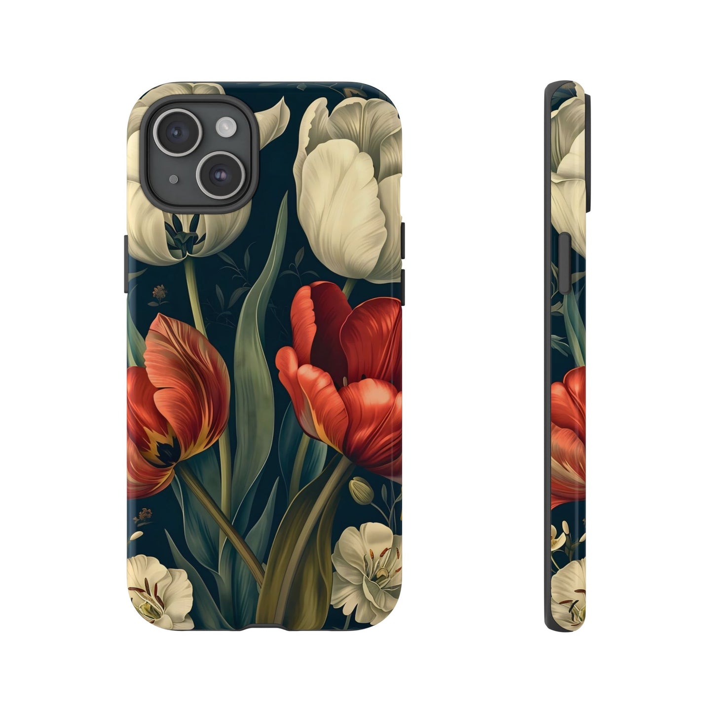 White Flower Tough Cases