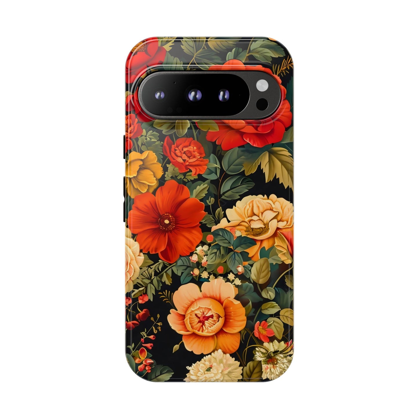 Floral Phone Case, Tough Cases, Decorative Tech Accessories, Gift for Her, Nature Lover Gift, Boho Style Case, Spring Floral Cover