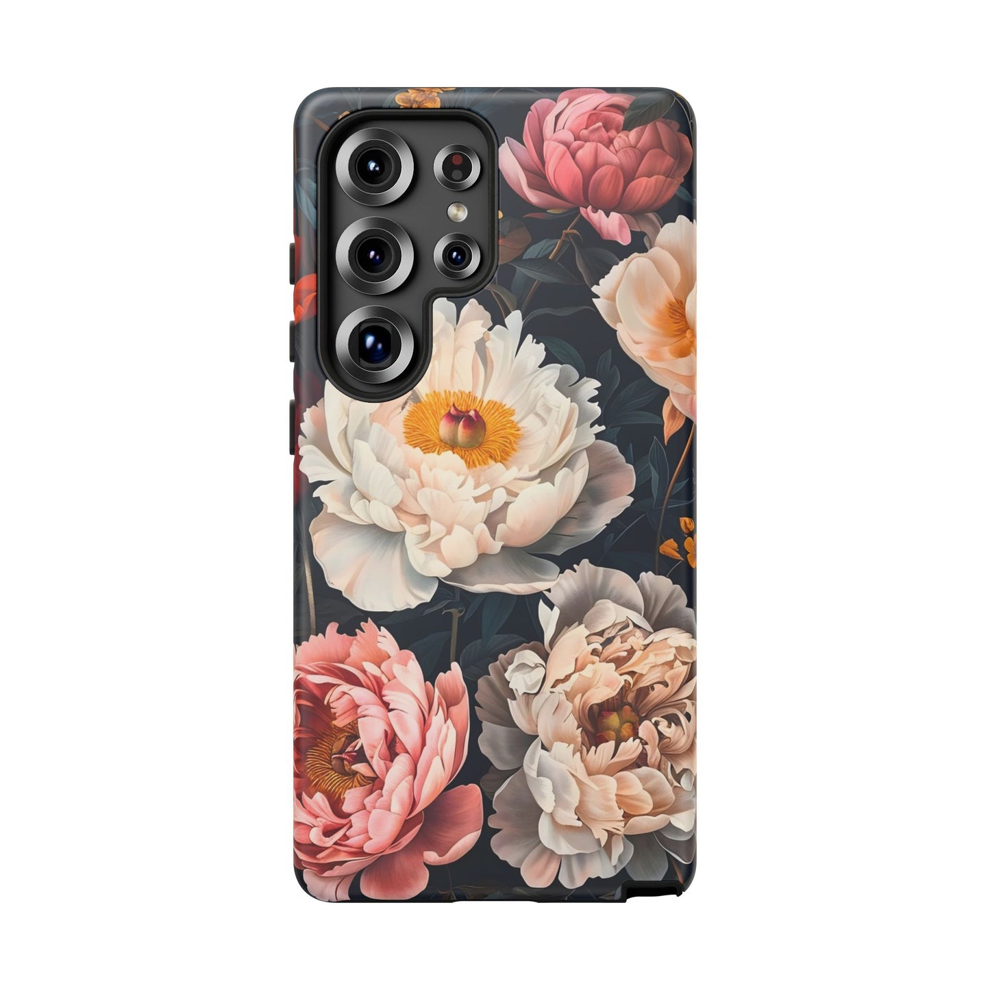 Floral Phone Case, Tough Phone Cover, Flower Design, Unique Gift for Her, Trendy Accessory, Spring Decor