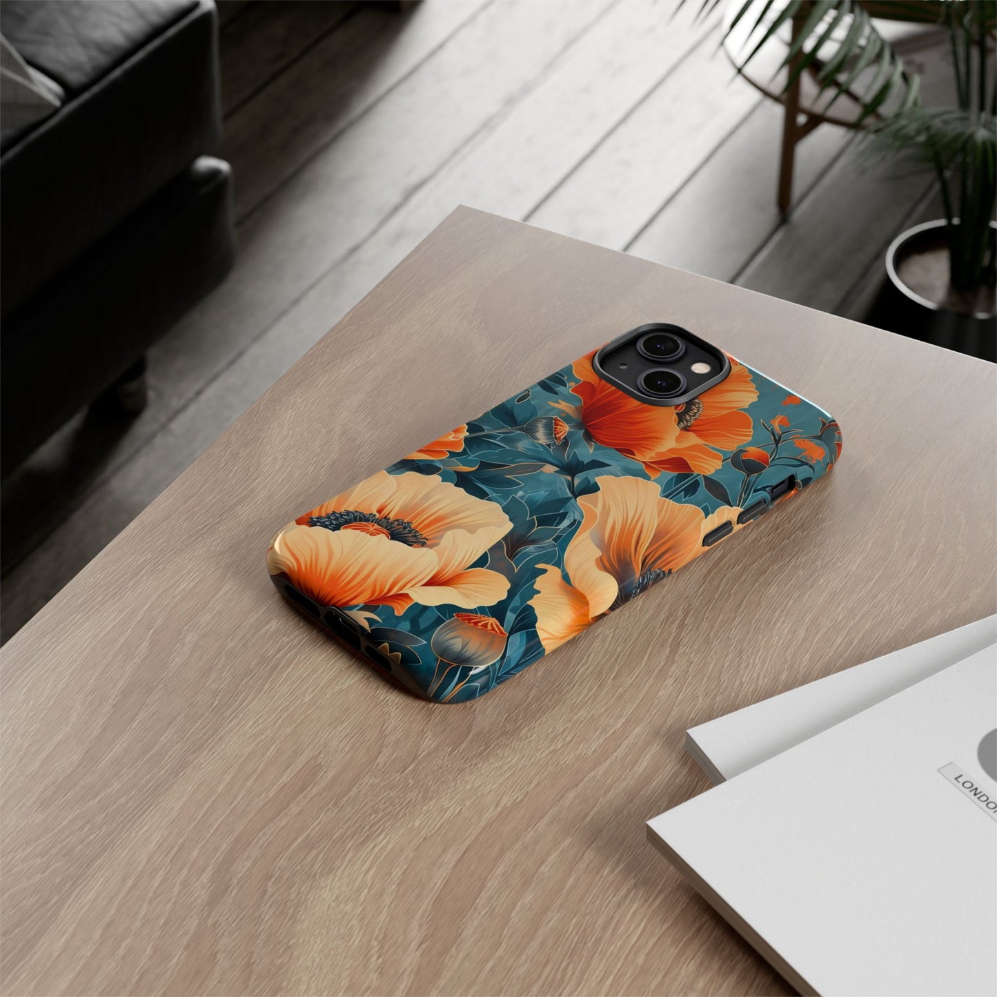 Floral Phone Case, Tough Cases for Protection and Style, Spring Aesthetic, Gift for Her, Phone Accessory for Nature Lovers