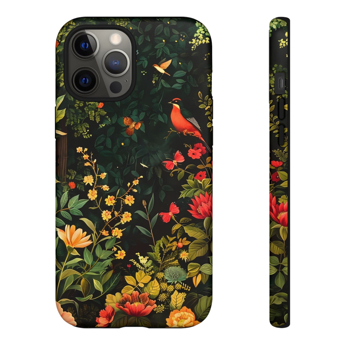 Floral Tough Phone Case, Nature-Inspired Design, Ideal for Garden Lovers, Gift for Birthdays, Christmas, Eco-Friendly Accessory