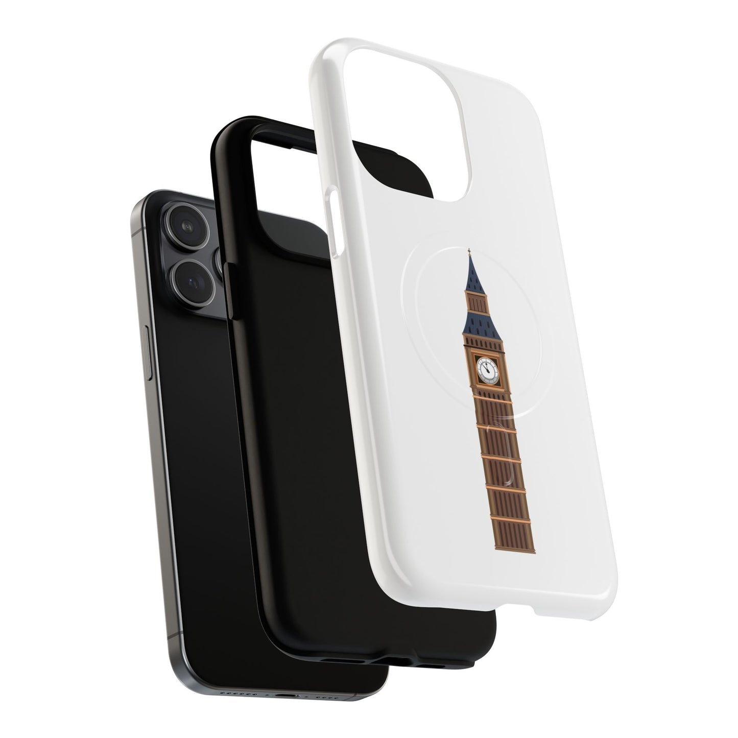 Tough Magnetic Phone Cases with Iconic Big Ben Design, Phone Protector, Unique Gift, London Souvenir, Magnetic Case for Phones