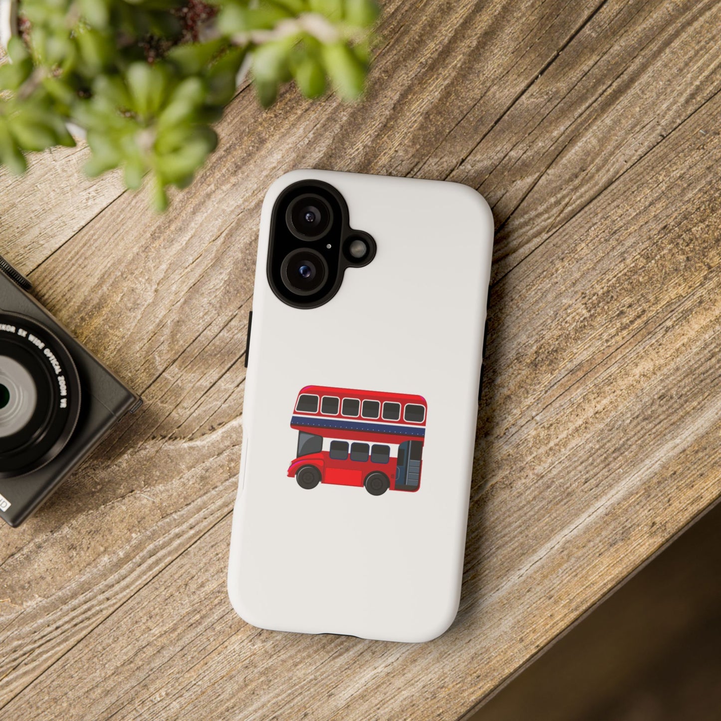 London Double-Decker Bus Phone Case - Fun & Protective Design