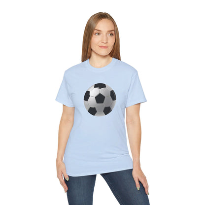 Dynamic Football Design - Sports Passion and Energetic Unisex Ultra Cotton Tee