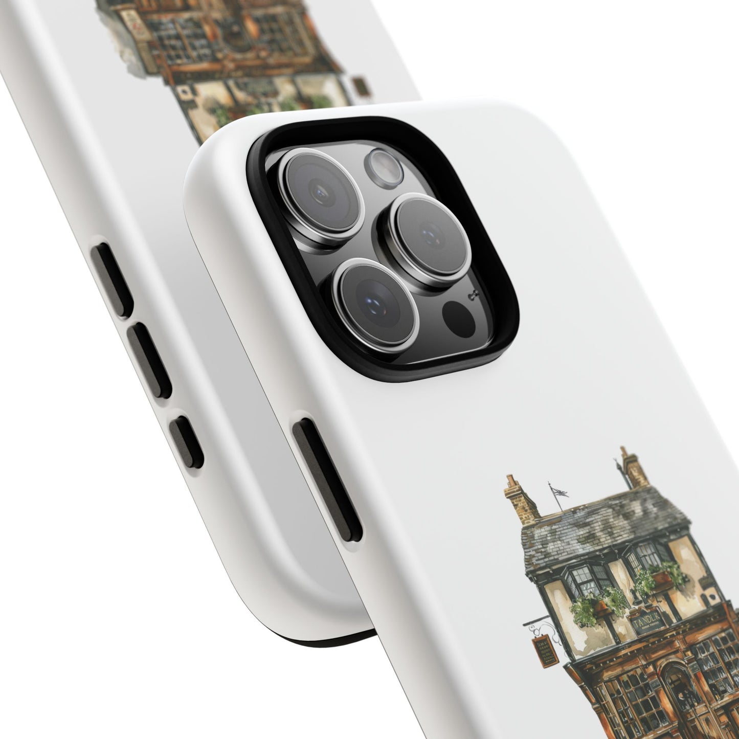 Artistic Phone Case with Cozy Cottage Design