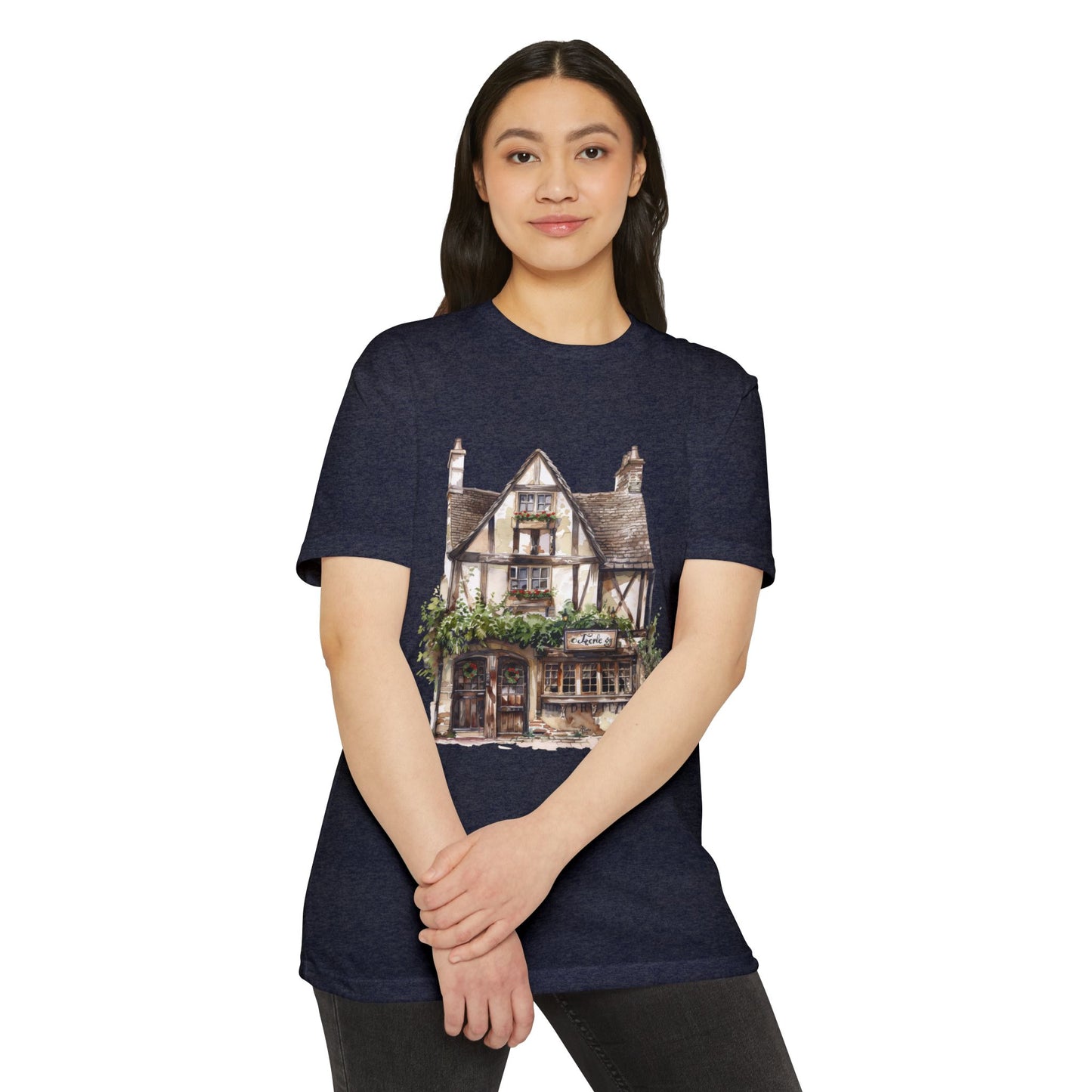 Unisex CVC Jersey T-shirt - Timeless Living - The British Village House Experience
