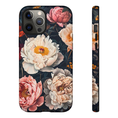 Floral Phone Case, Tough Phone Cover, Flower Design, Unique Gift for Her, Trendy Accessory, Spring Decor