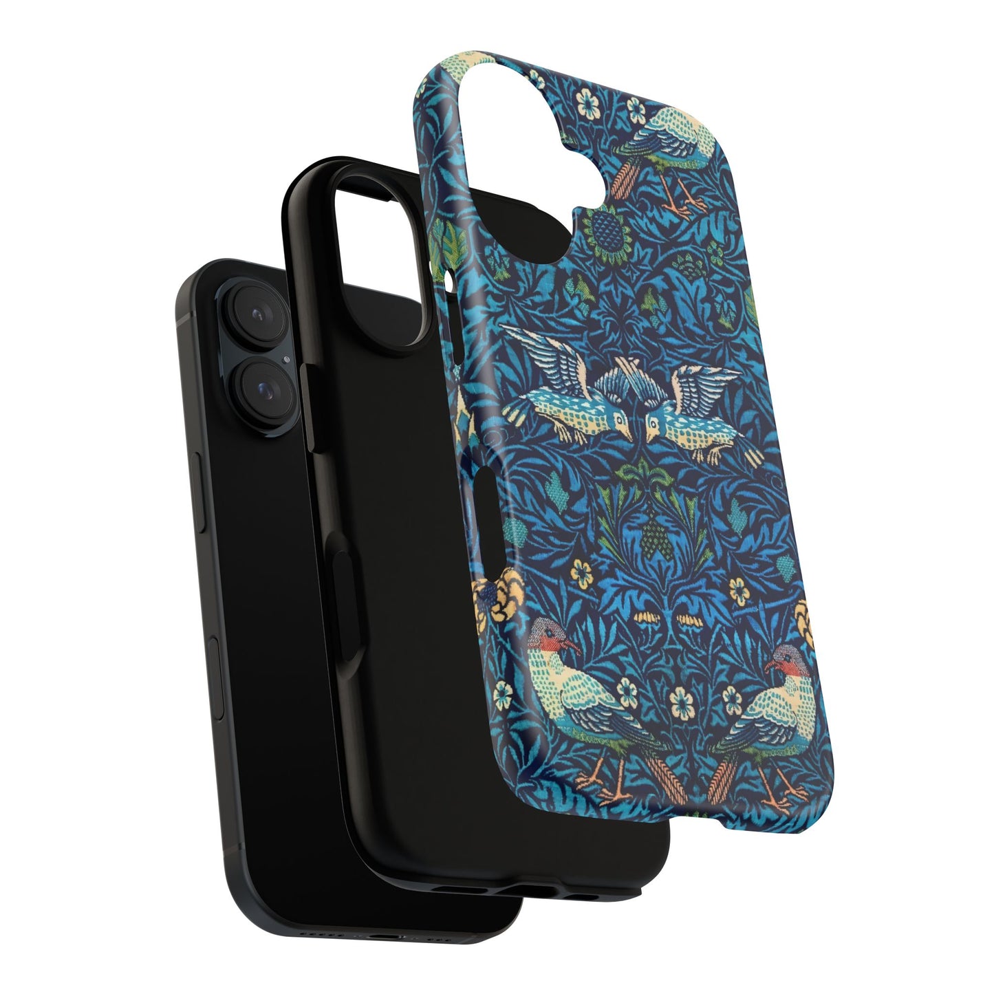 Elegant Bird Pattern Phone Case | Nature Lover Gift, Stylish Mobile Cover, Floral Design, Eco-Friendly, Unique Cell Phone Protector