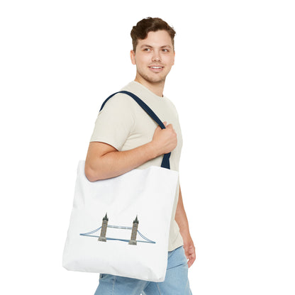 Stylish Tote Bag with London Bridge Design, Perfect for Everyday Use, Gifts, Travel, and Shopping!
