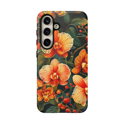Floral Phone Case - Tough Cases, Protective Cover, Gift for Her, Smartphone Accessory, Floral Design, Nature-Inspired