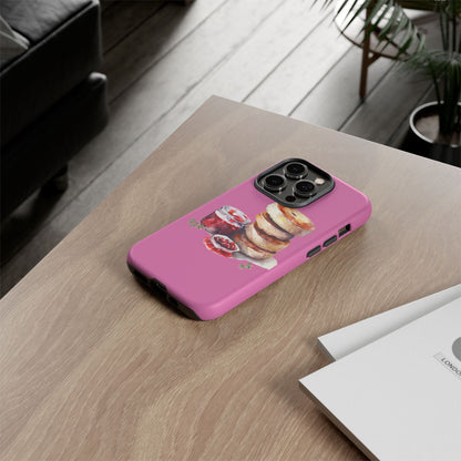 Cute Bagel Phone Case, Tough Cases for Food Lovers, Unique Gifts for Foodies, Phone Accessories for Breakfast Lovers, Fun and Stylish Cases