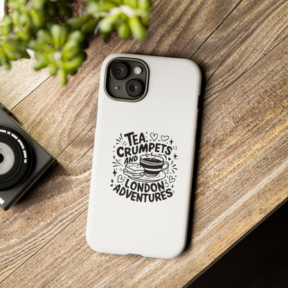 London Adventures Phone Case - Tea & Crumpets Design
