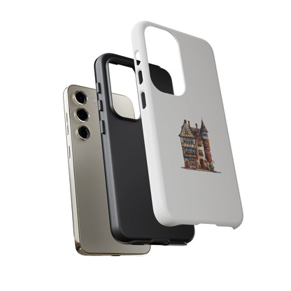 Artistic Phone Case with Vintage House Design