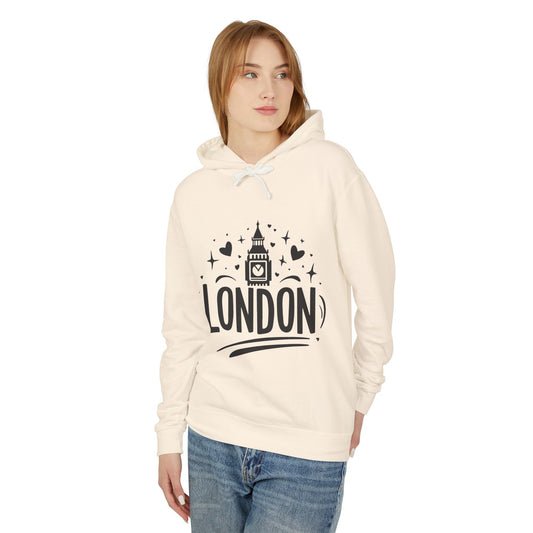 Unisex Lightweight Hooded Sweatshirt - Lovely London