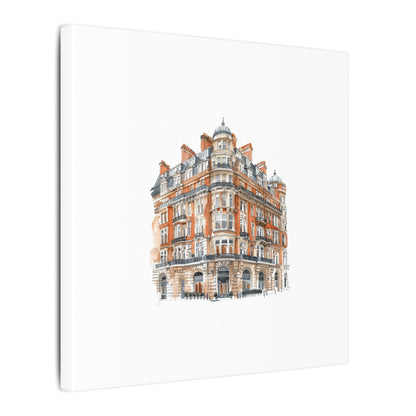 Artistic Matte Canvas Print of Historic Building, Wall Art Decor, Home Interior, Unique Gift, Fine Art, Architecture Lover, Urban Design
