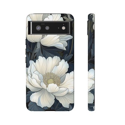 Elegant Floral Phone Case, Floral iPhone Cover, Flower Art Phone Case, Eco-Friendly Mobile Protection, Tough & Stylish Phone Case