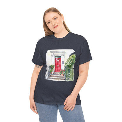 Unisex Heavy Cotton Tee - Embracing Classic British Nature Charm and Style