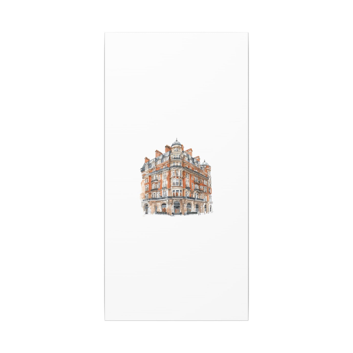 Artistic Matte Canvas Print of Historic Building, Wall Art Decor, Home Interior, Unique Gift, Fine Art, Architecture Lover, Urban Design