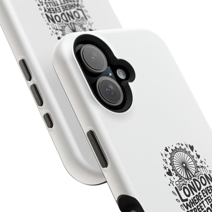London Story Magnetic Tough Case - Unique Design for Travel Lovers