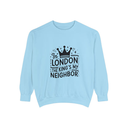 Unisex Garment-Dyed Sweatshirt Elegant - King's Neighbour in London
