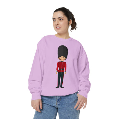 Unisex Garment-Dyed Sweatshirt - Cornwall’s Pride - Red Jacket at the Army Museum