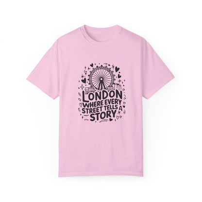 London Aesthetics Trendy Unisex Garment-Dyed T-shirt