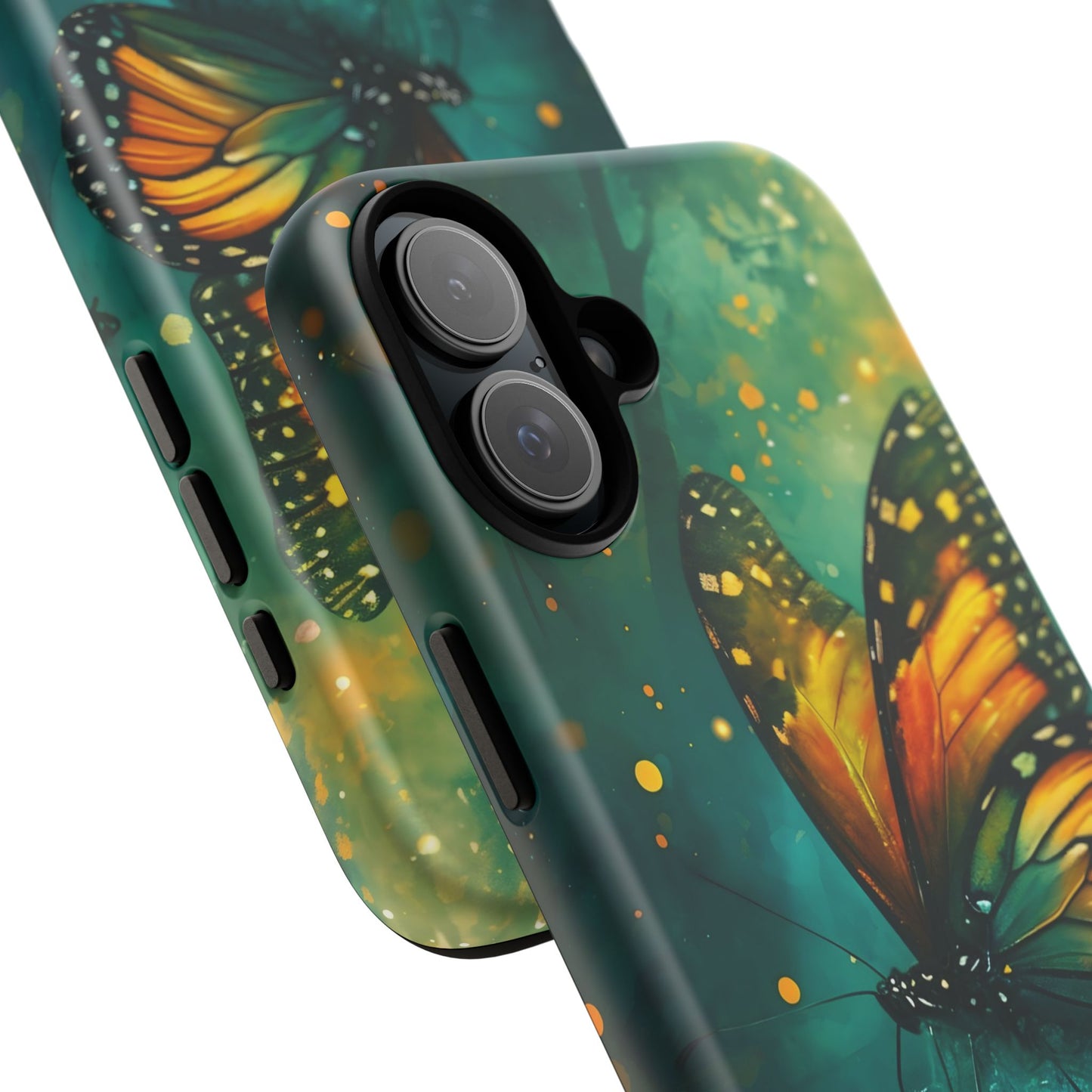 Colorful Butterfly Phone Case, Tough Cases for iPhone and Samsung, Cute Tech Accessories, Nature Lovers Gift, Vibrant Floral Design