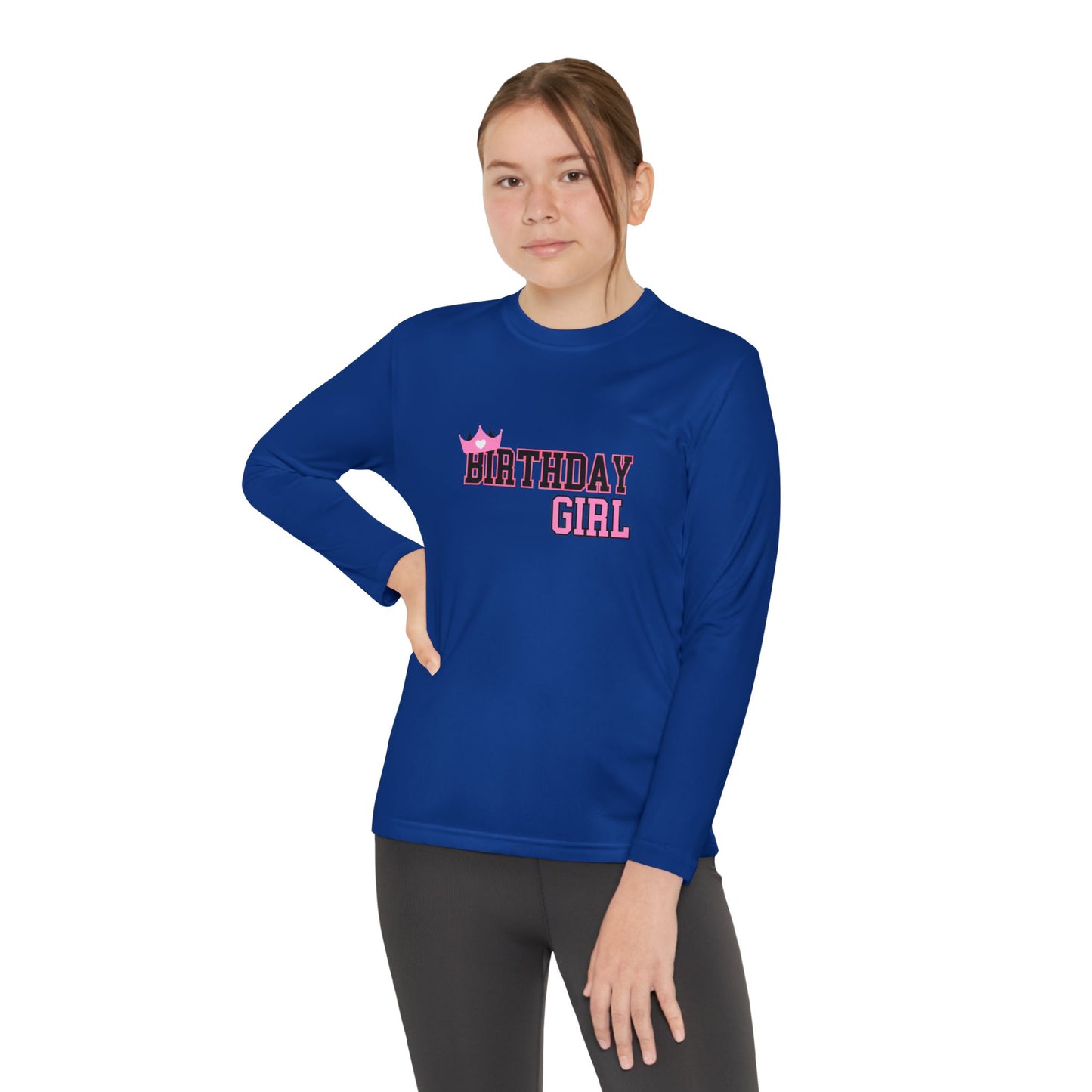 Birthday Girl Long Sleeve Tee | Fun Youth Celebration Shirt