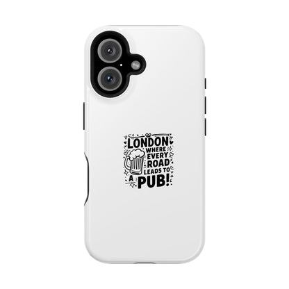 London Pub Themed Magnetic Tough Case - Perfect for Beer Lovers and Travelers