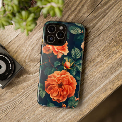 Floral Phone Case, Tough Cases for Nature Lovers, Botanical Design, Phone Protection, Gift for Her, Trending Floral Accessories