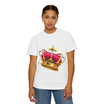 Unisex Garment-Dyed T-shirt - British Royal Crown