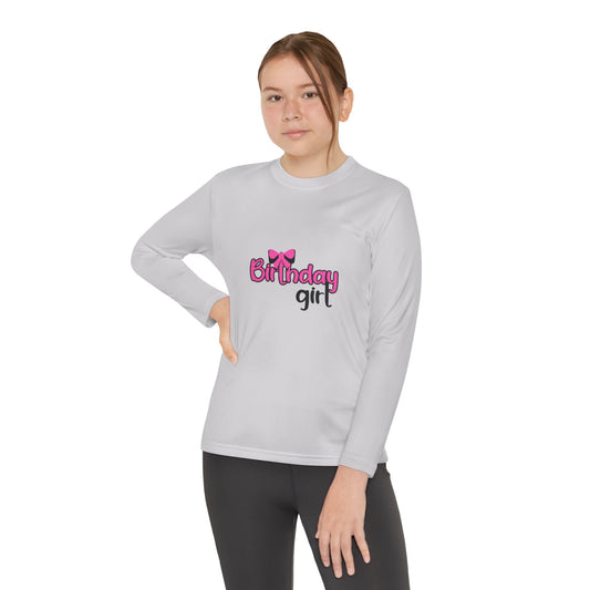 Birthday Girl Youth Long Sleeve Tee - Fun & Cute Party Apparel