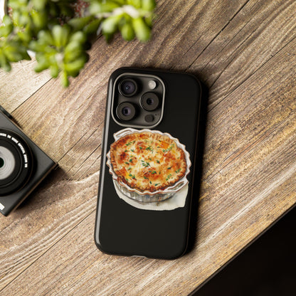 Quiche Phone Case - Funky Kitchen Decor, Foodie Gift, Chef Accessories, Culinary Art, Quirky Phone Cover